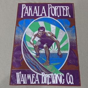 Waimea Brewing Company Pakala Porter Tee T-shirt L tan